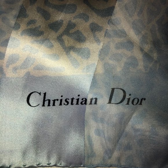 Dior Accessories - XL Vintage Christian Dior Silk Scarf